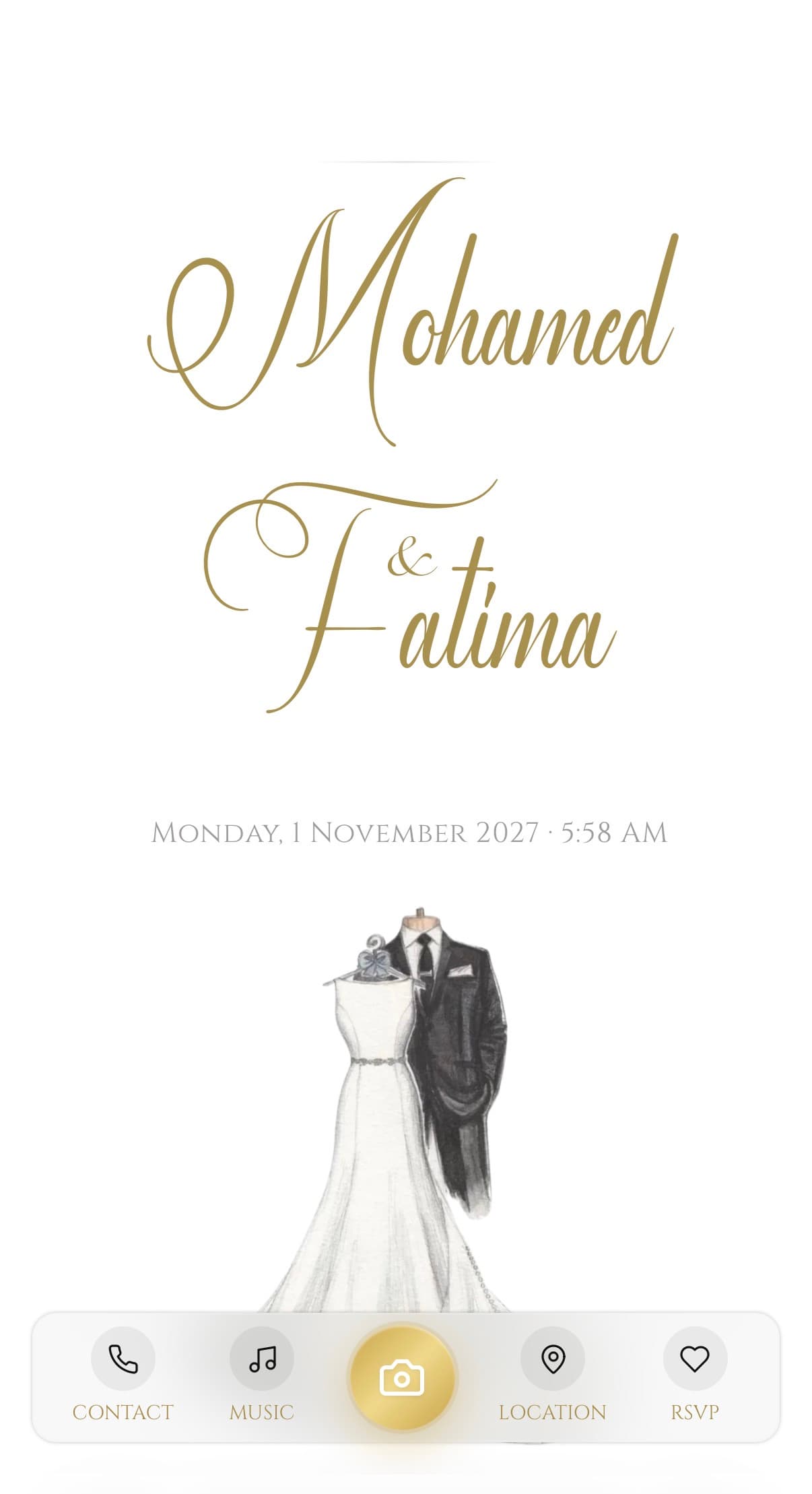 Invitation preview